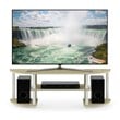 Furinno TURN-S-TUBE Wood TV Entertainment Center for TV up to 42
