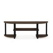 Furinno TURN-S-TUBE Wood TV Entertainment Center for TV up to 55