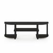 Furinno TURN-S-TUBE Wood TV Entertainment Center for TV up to 55
