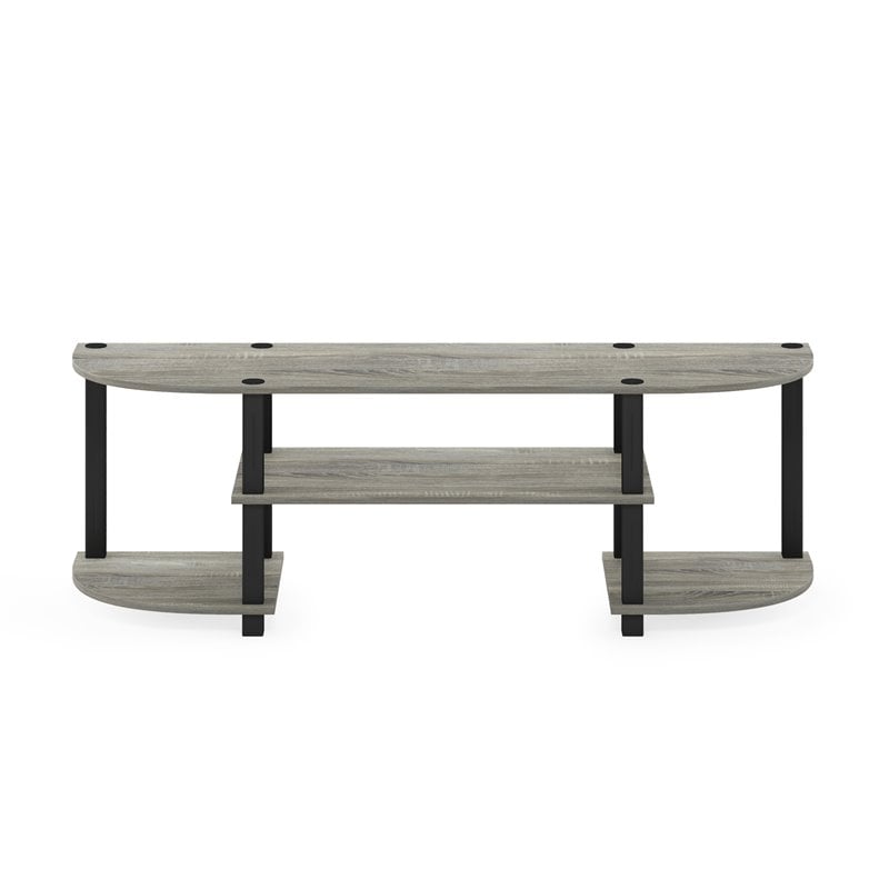Furinno TURN-S-TUBE Wood TV Entertainment Center for TV up to 55