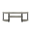 Furinno TURN-S-TUBE Wood TV Entertainment Center for TV up to 55