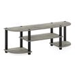 Furinno TURN-S-TUBE Wood TV Entertainment Center for TV up to 55