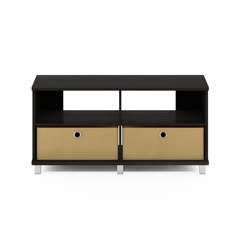 Furinno ANDREY Wood Entertainment Center for TV up to 43