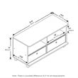 Furinno ANDREY Wood Entertainment Center for TV up to 43