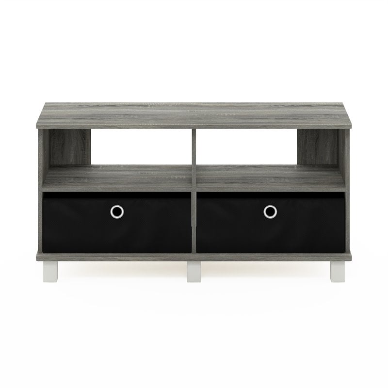 Furinno ANDREY Wood Entertainment Center for TV up to 43