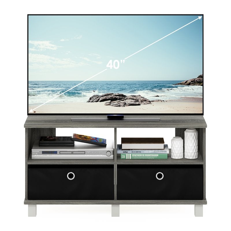 Furinno ANDREY Wood Entertainment Center for TV up to 43