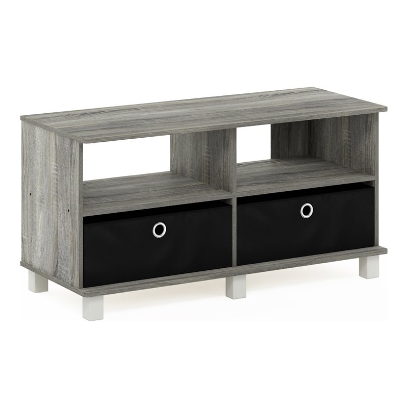 Furinno ANDREY Wood Entertainment Center for TV up to 43