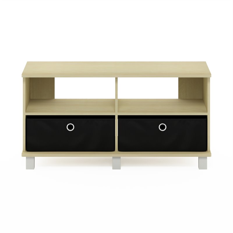 Furinno ANDREY Wood Entertainment Center for TV up to 43