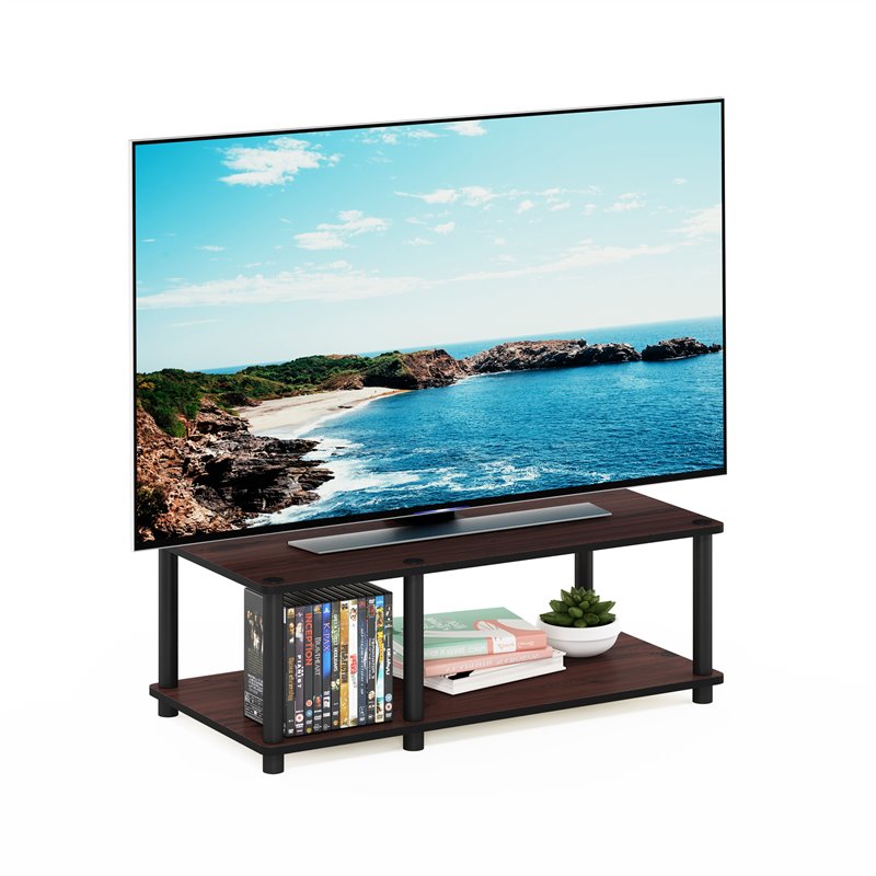 Furinno JUST Wood No Tools Mid TV Stand for TV up to 31