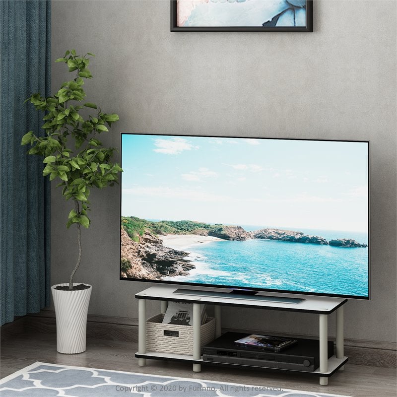 Furinno JUST Wood No Tools Mid TV Stand for TV up to 32