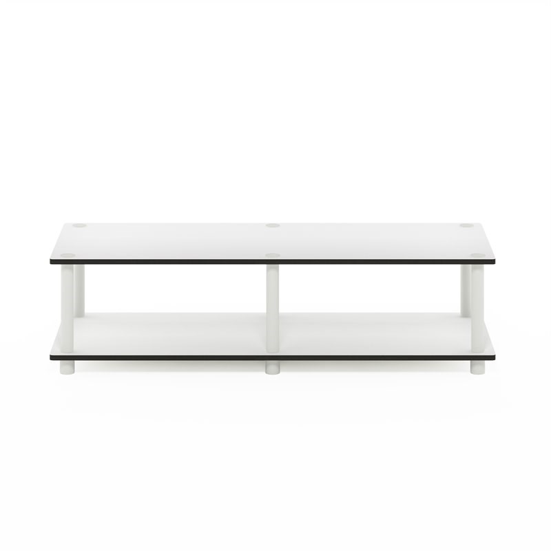 Furinno JUST Wood No Tools Wide TV Stand for TV up to 40