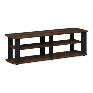 Furinno Nelly Wood Entertainment Center TV Stand for TV up to 50&quot in Walnut