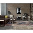 Furinno BASIC Wood 3x2 Bookcase Storage w/Bins in French Oak Gray/Black