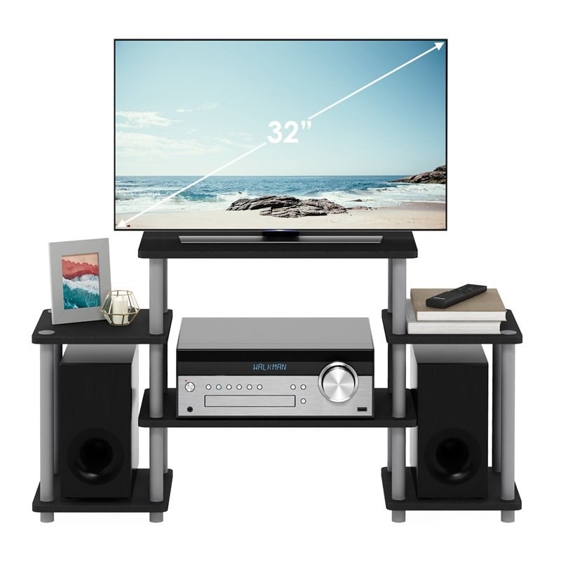 Furinno TURN-N-TUBE Wood Entertainment Center for TV up to 25