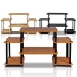 Furinno TURN-N-TUBE Wood Entertainment Center for TV up to 25