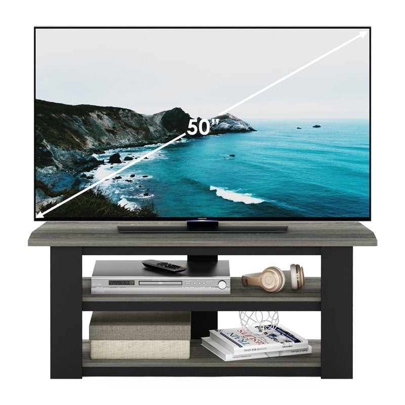 Furinno Parsons Wood TV Entertainment Center for TV up to 48