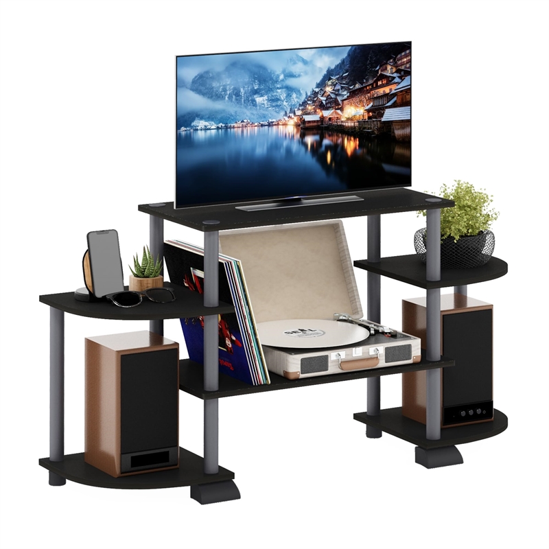 Furinno TURN-N-TUBE Wood TV Entertainment Center for TV up to 25