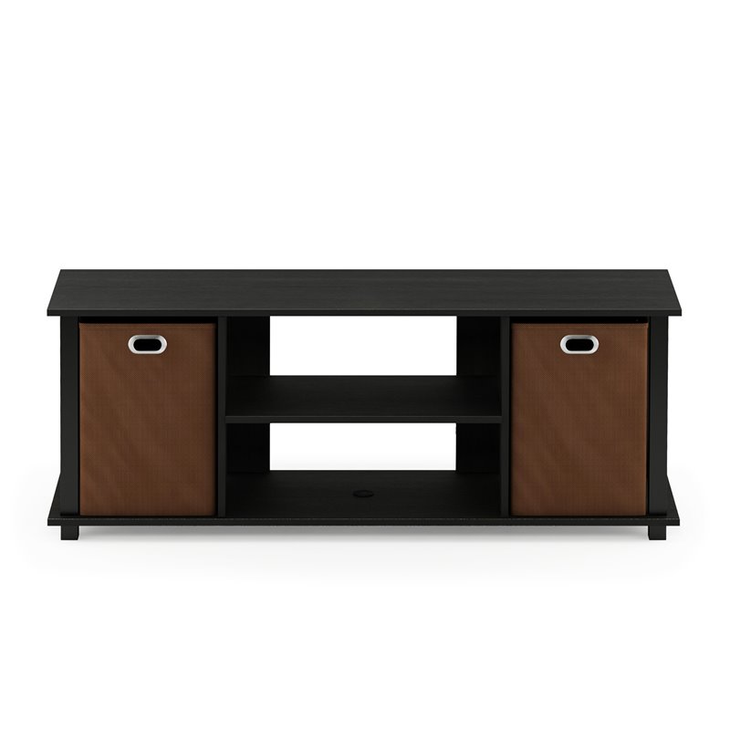 Furinno ECON Wood Entertainment Center for TV up to 50