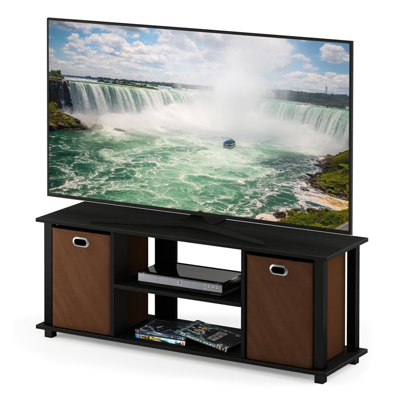 Furinno ECON Wood Entertainment Center for TV up to 50