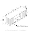 Furinno ECON Wood Entertainment Center for TV up to 50