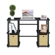 Furinno Engineered Wood Home Laptop Notebook Computer Desk in Light Cherry/Black