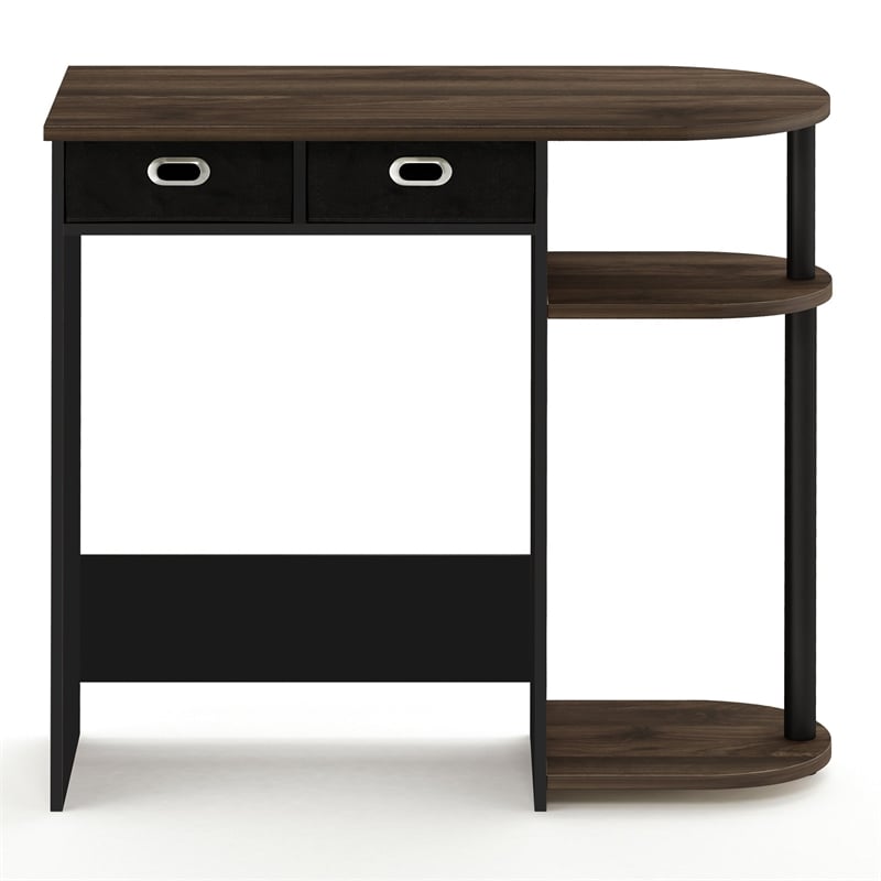 Furinno Go Green Wood Home Laptop Notebook Computer Desk in Walnut/Black