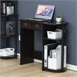 Furinno Go Green Wood Home Laptop Notebook Computer Desk in Dark Walnut