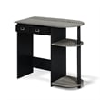 Furinno Go Green Wood Home Laptop Notebook Computer Desk in Oak Gray/Black