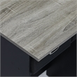 Furinno Go Green Wood Home Laptop Notebook Computer Desk in Oak Gray/Black