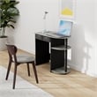 Furinno Go Green Wood Home Laptop Notebook Computer Desk in Oak Gray/Black