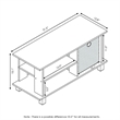 Furinno Wood SIMPLISTIC TV Entertainment Center for TV up to 32