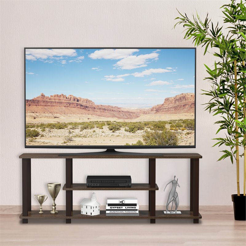 Furinno Wood SIMPLISTIC TV Entertainment Center for TV up to 32
