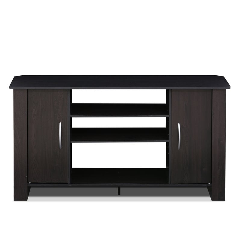 Furinno ECON Wood TV Stand Entertainment Center for TV up to 46