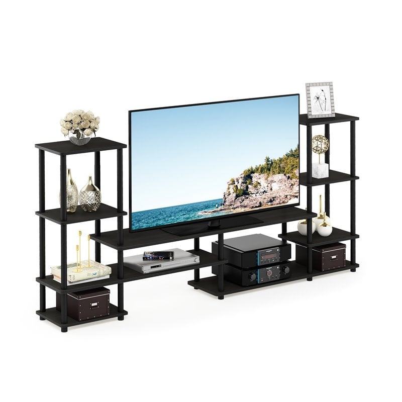 Furinno TURN-N-TUBE Wood Grand Entertainment Center for TV up to 50