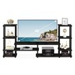Furinno TURN-N-TUBE Wood Grand Entertainment Center for TV up to 50