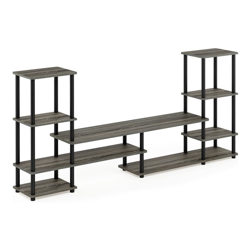 Furinno TURN-N-TUBE Wood Grand Entertainment Center for TV up to 50