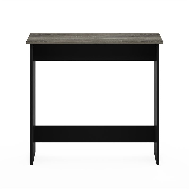 Furinno Engineered Wood SIMPLISTIC Study Table in French Oak Gray/Black