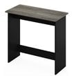 Furinno Engineered Wood SIMPLISTIC Study Table in French Oak Gray/Black