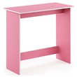 Furinno Contemporary Engineered Wood SIMPLISTIC Study Table in Pink/White