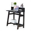 Furinno Engineered Wood SIMPLISTIC A Frame Computer Desk in Dark Walnut
