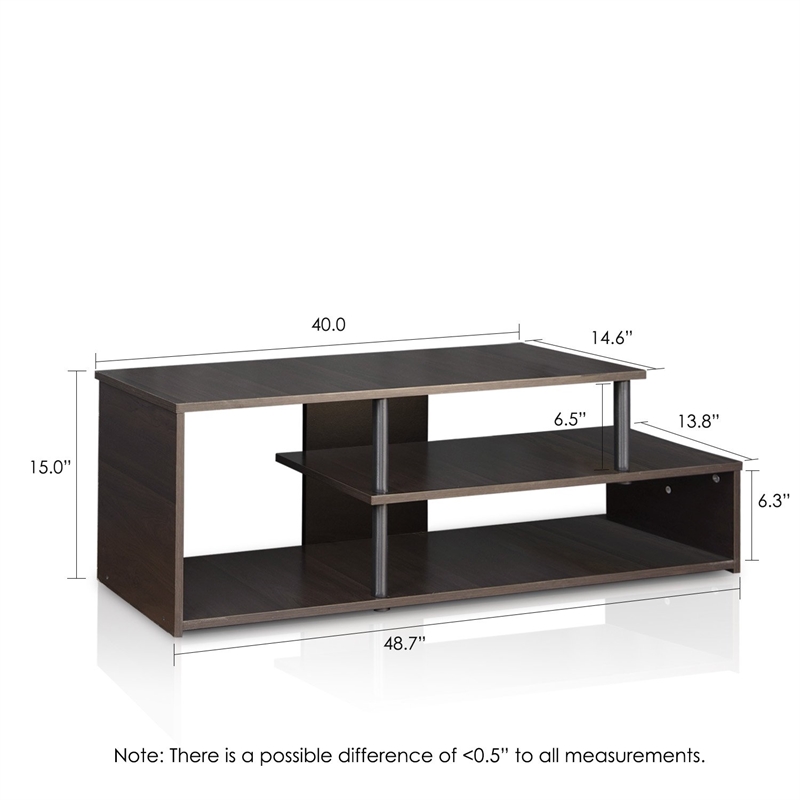 Furinno ECON Wood Low Rise TV Stand for TV up to 46