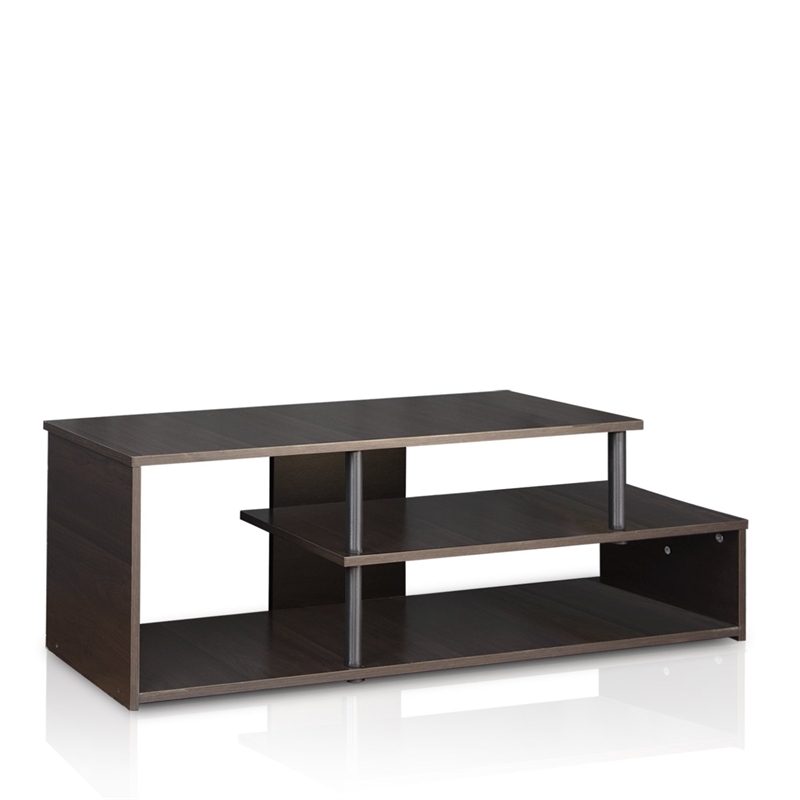 Furinno ECON Wood Low Rise TV Stand for TV up to 46