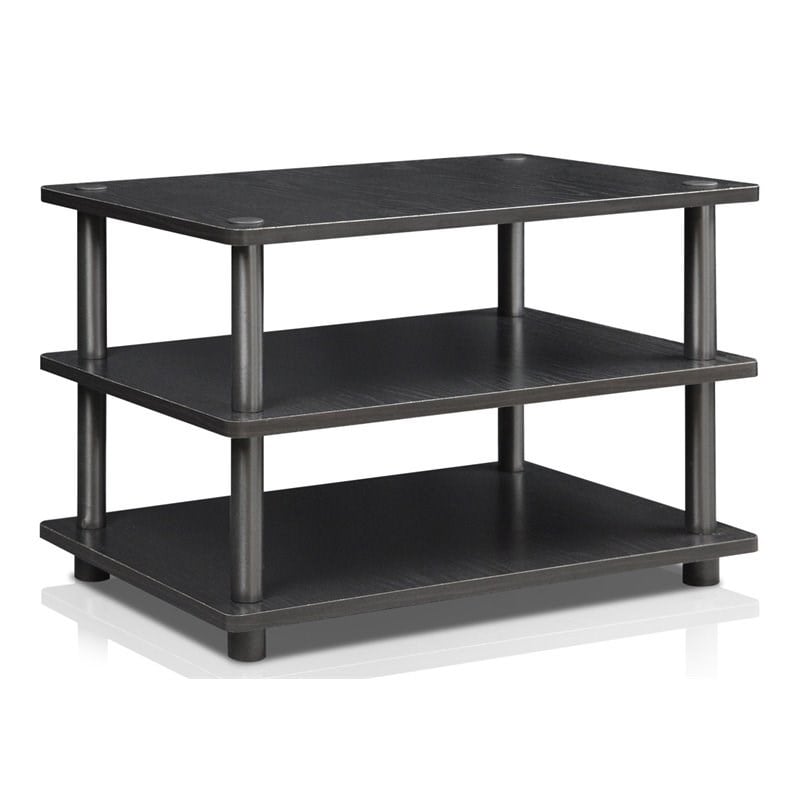 Furinno TURN-N-TUBE Wood 3-Tier Corner TV Stand for TV up to 25