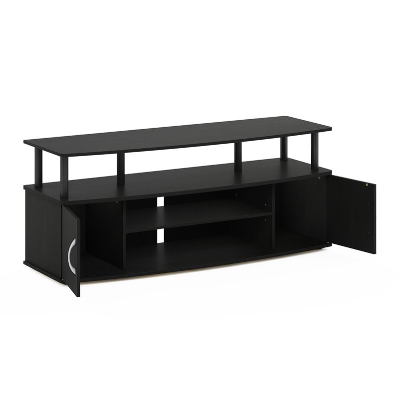 Furinno JAYA Wood Large Entertainment Center for TV up to 55