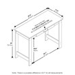 Furinno JAYA Contemporary Engineered Wood Writing Desk with Drawer in Black