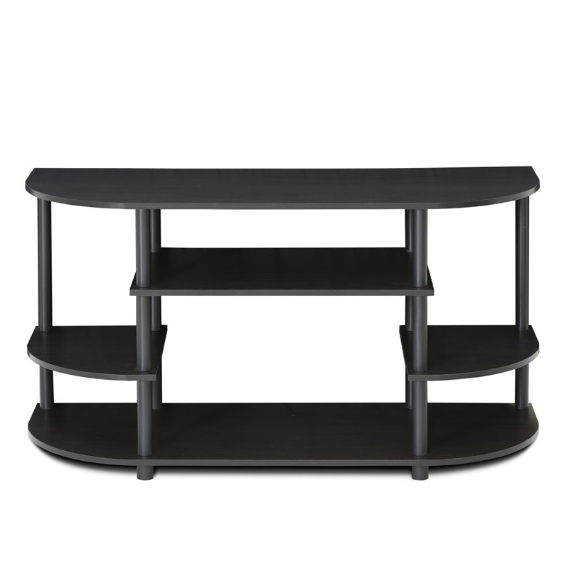 Furinno JAYA Wood Corner TV Stand for TV up to 46