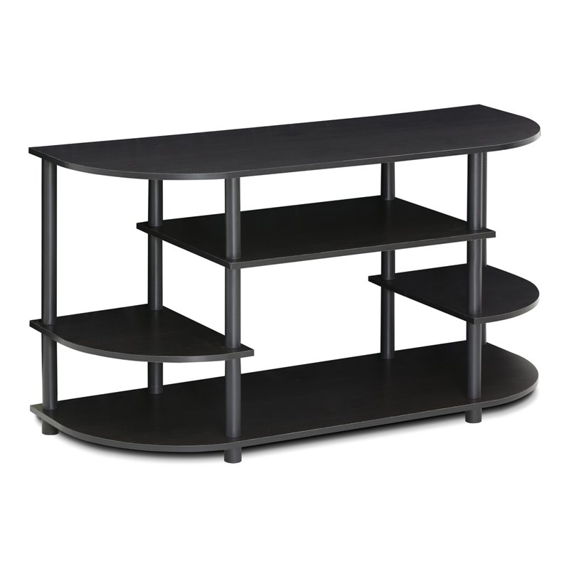 Furinno JAYA Wood Corner TV Stand for TV up to 46