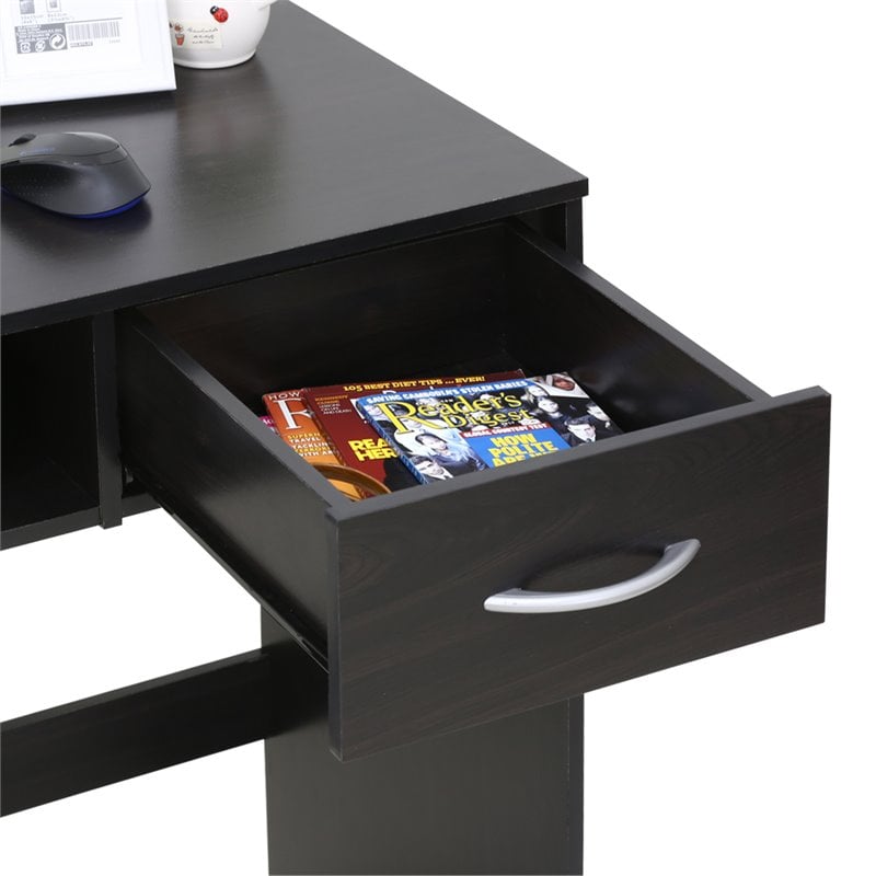 Furinno Jaya Compact Computer Study Desk, Black