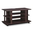 Furinno INDO Wood 4-Tier Tatami TV Stand for TV up to 44