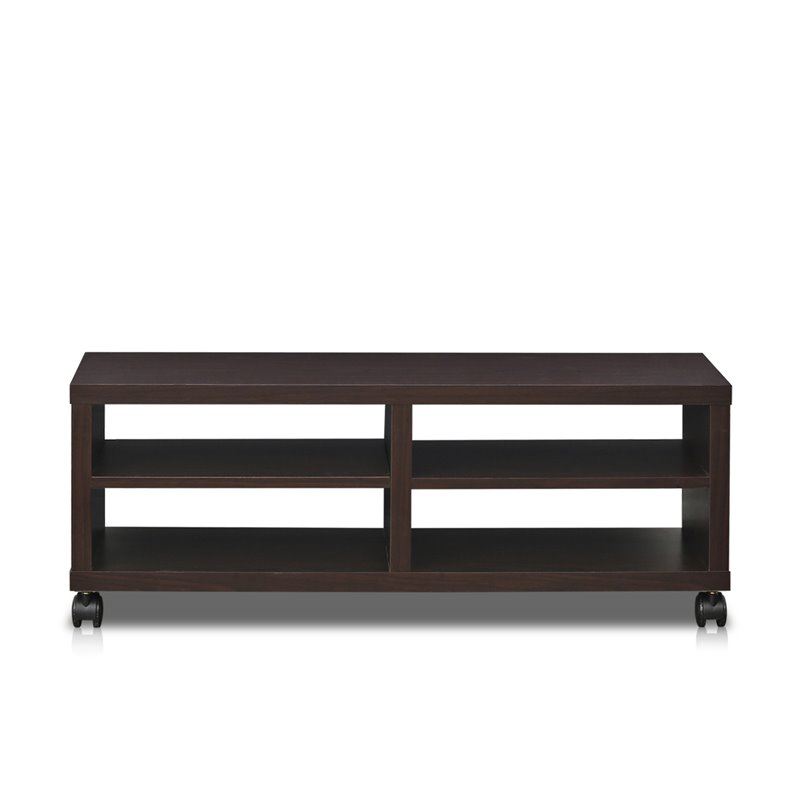 Furinno INDO Wood Tatami Entertainment TV Stand for TV up to 44